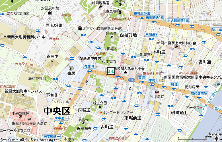 合同会社新潟中央コンタクトレンズ付近の地図